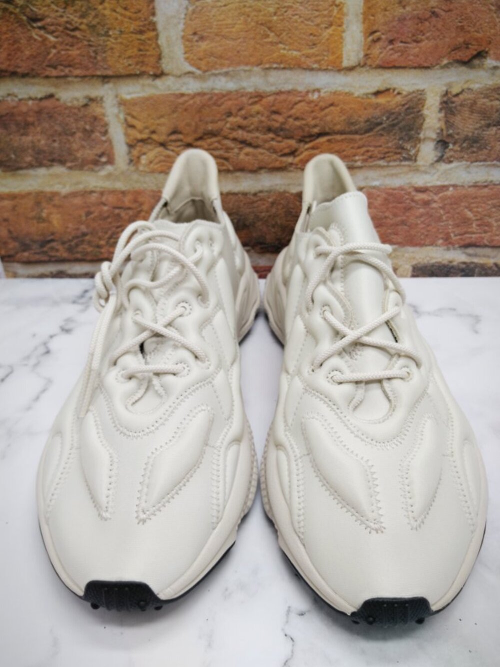 adidas Ozweego 3-D Tech Cloud White Sneakers Men's Size 9 New FU7646